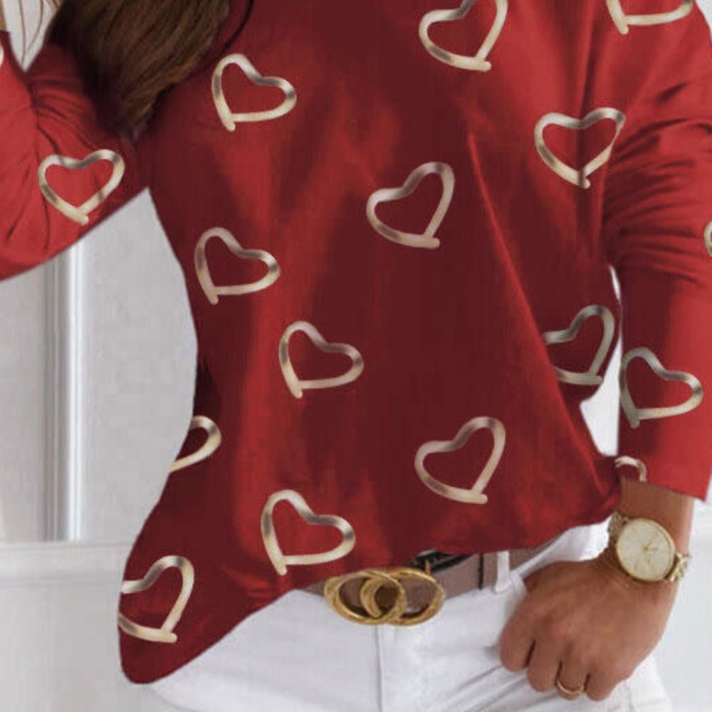 FLOATING HEARTS AVAILABLE CUTOUT TOP NWT - Picture 2 of 4